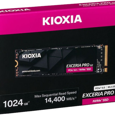 Kioxia Exceria Pro G2 SSD 1TB M.2 NVMe PCI Express 5.0