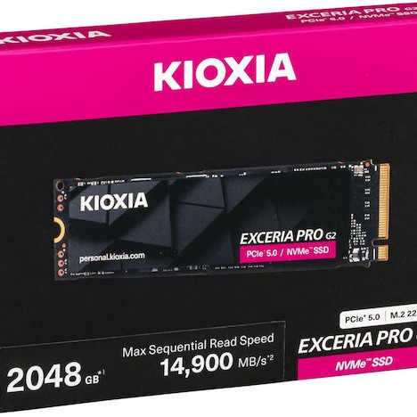 Kioxia Exceria Pro G2 SSD 2TB M.2 NVMe