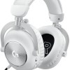 Logitech Pro X 2 Lightspeed Ασύρματα Over Ear Multimedia Ακουστικά με μικρόφωνο και σύνδεση 3.5mm Jack / Bluetooth σε Λευκό χρώμα