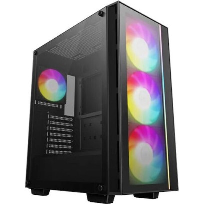 Deepcool Matrexx 55 V4 C Gaming Midi Tower Κουτί Υπολογιστή με Πλαϊνό Παράθυρο και RGB Φωτισμό Μαύρο